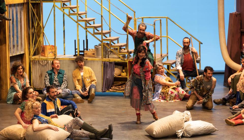 Ouvriers de l'exploitation agricole