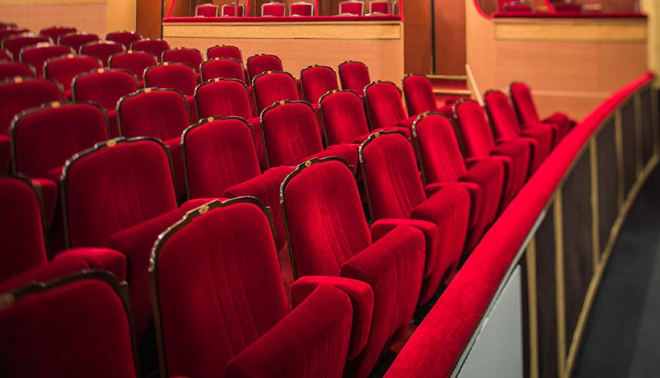 Vue sur les fauteuils de l'Opéra