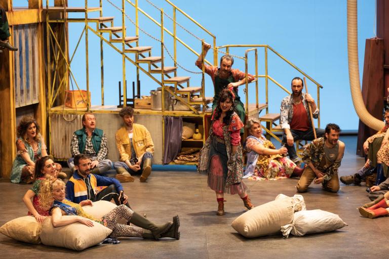 Ouvriers de l'exploitation agricole