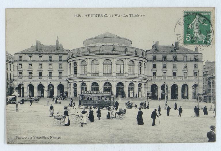 carte postale © Archives de Rennes